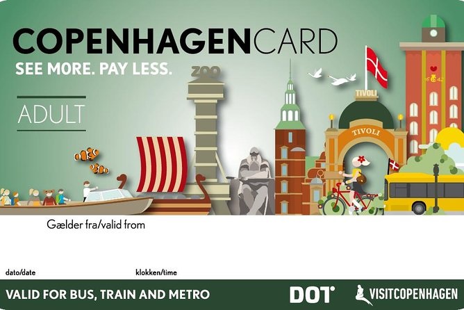 Touristenkarte Kopenhagen: Copenhagen / Kopenhagen CARD